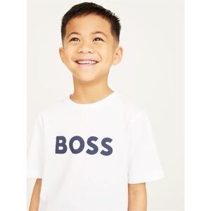 Boss HUGO BOSS KIDS White Tee with Black Logo
